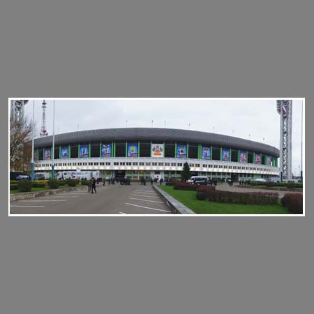 Панорама Главной арены стадиона \"Кубань\".